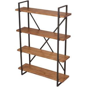 Hamburg 4-Tier Contemporary Book Shelf