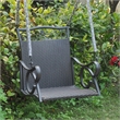 Valencia Resin Wicker Hanging Porch Swing