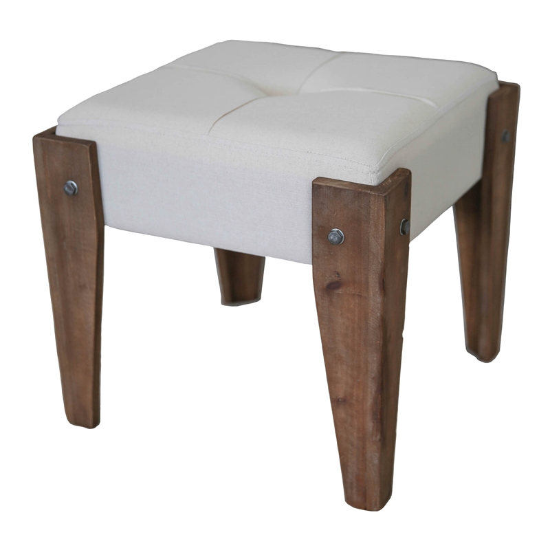 Charlotte Rustic Indoor Vanity Stool