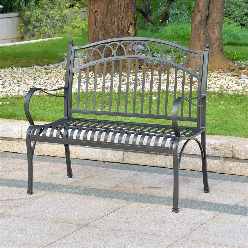 Segovia Iron 2-Seater Garden Bench