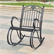 Segovia Iron Porch Rocker