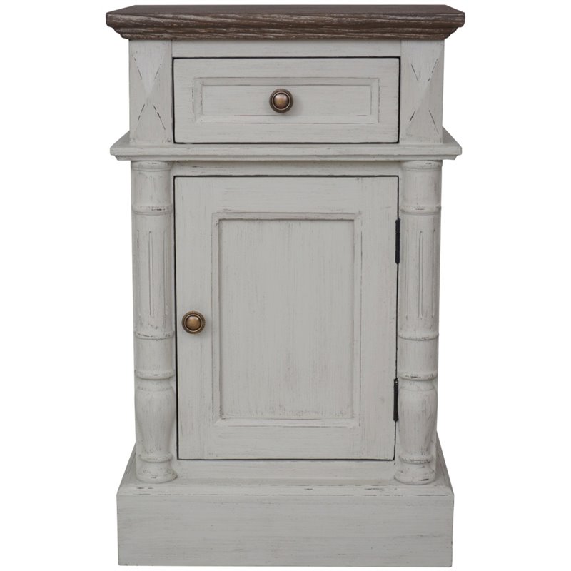 Ashbury 1-Drawer Carved Accent Table