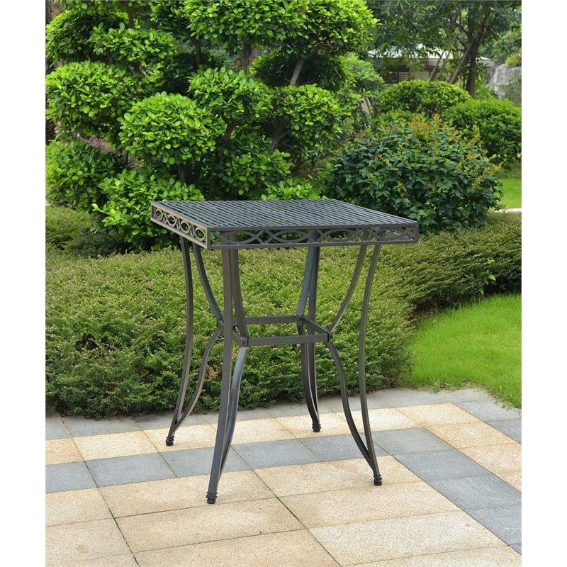 Segovia 32-inch Iron Bar-Height Pub Table