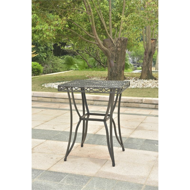 Segovia 32-inch Iron Bar-Height Pub Table