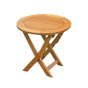 International Caravan Royal Tahiti 19&quot Folding Patio Table in Balau