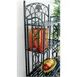 International Caravan Mandalay Iron Bakers Wine Rack in Verdi Gris