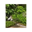International Caravan Mandalay 4 Tier Iron Corner Bakers Rack in Black