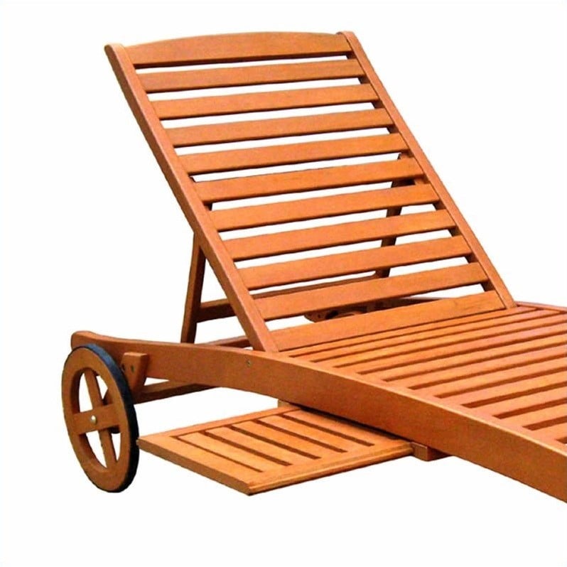 International Caravan Mandalay Multi-Position Outdoor Chaise Lounge