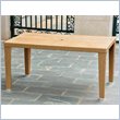 International Caravan Barcelona Patio Dining Table in Honey