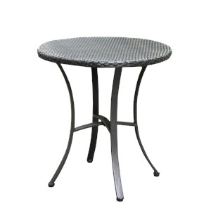 International Caravan Barcelona Patio Bistro Table in Antique Black