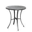 International Caravan Barcelona Patio Bistro Table in Antique Black