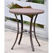 International Caravan Barcelona Patio Bistro Table in Antique Brown