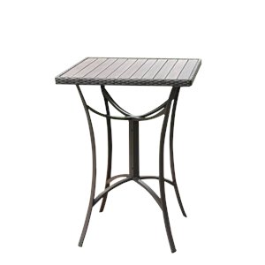 International Caravan Barcelona 32&quot Patio Pub Table in Chocolate