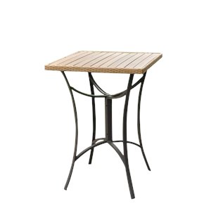 International Caravan Barcelona 32&quot Patio Pub Table in Antique Brown