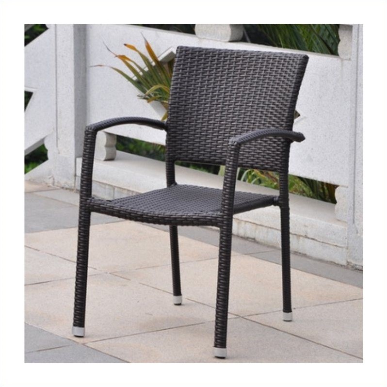 International Caravan Patio Dining Chair (Set of 2)