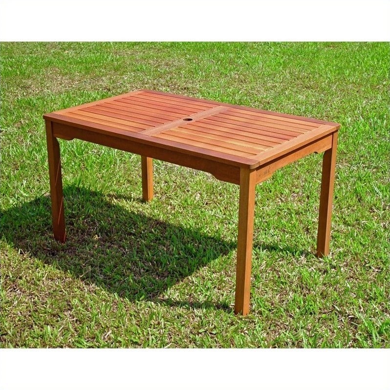 International Caravan Palmdale Outdoor Rectangular Dining Table