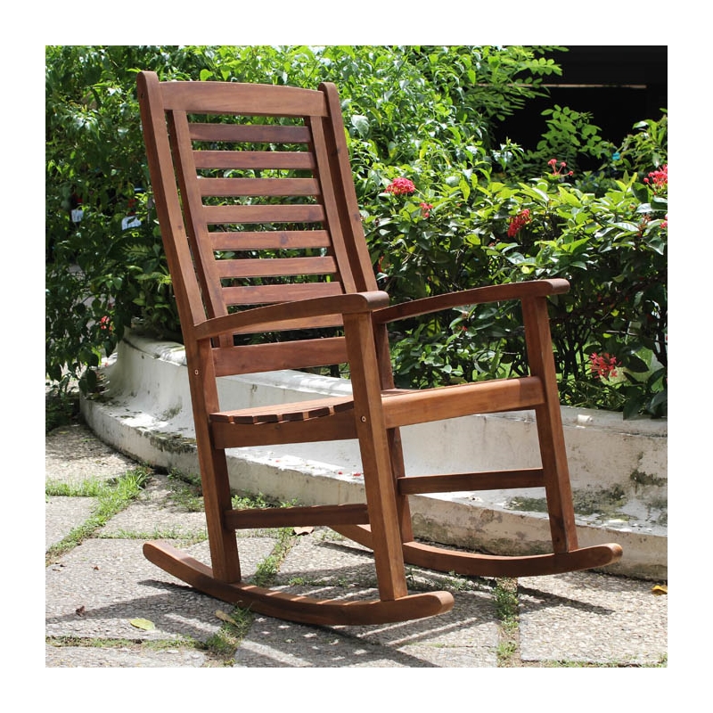Palmdale Contemporary Porch Rocking Chair