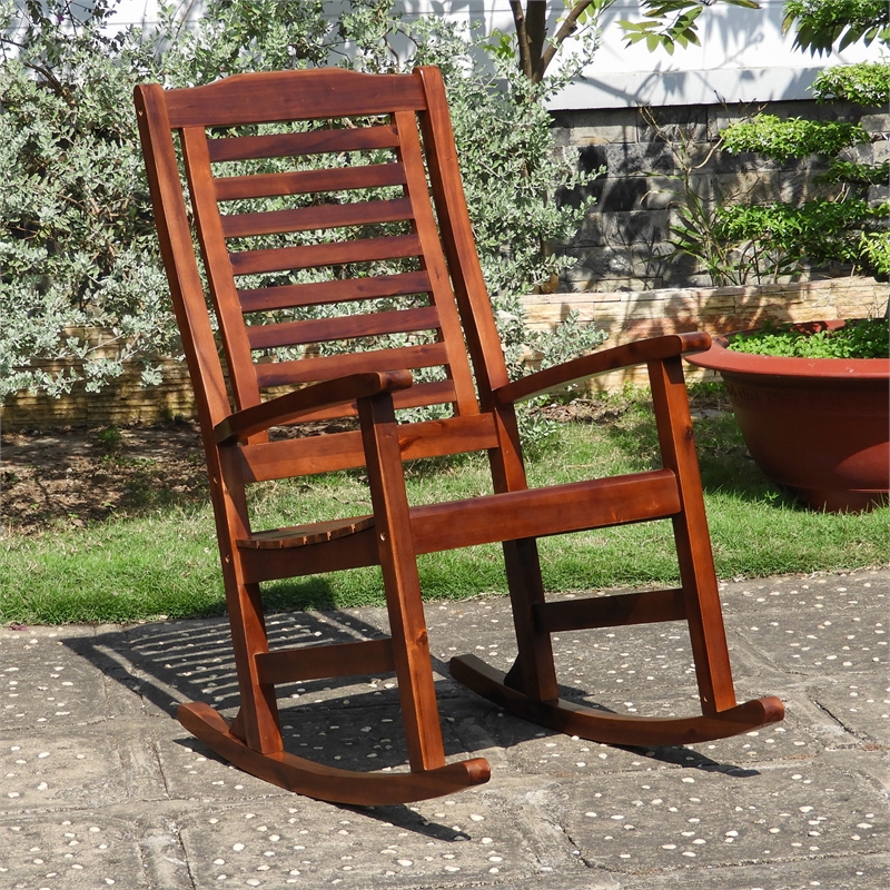 Palmdale Contemporary Porch Rocking Chair