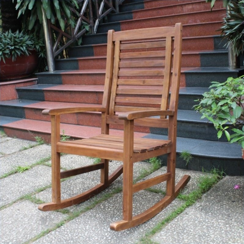 Palmdale Contemporary Porch Rocking Chair