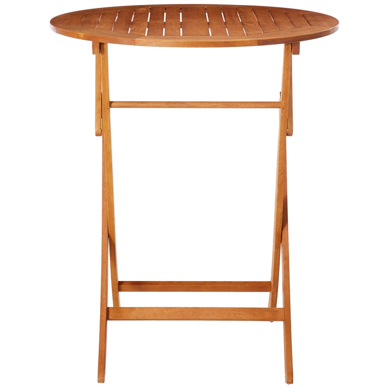International Caravan Royal Tahiti Folding Outdoor Patio Pub Table