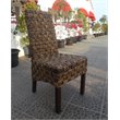 International Caravan Bali Victor Woven Abaca Dining Chair (Set of 2)