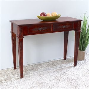 International Caravan Windsor Wall Table in Walnut