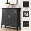 Leick Favorite Finds Mission Solid Wood Hall Stand in Black Slate