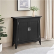 Leick Favorite Finds Mission Solid Wood Hall Stand in Black Slate