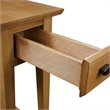 Leick Favorite Finds Wood End Table in Natural Desert Sands