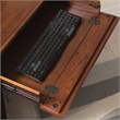 Leick Ironcraft Corner Computer Desk in Mission Oak