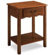 Leick Favorite Finds 1 Drawer Nightstand in Medium Oak