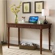 Leick Furniture Solid Wood Drop-Down Drawer Front Writing Desk in Mission Oak