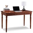 Leick Furniture Solid Wood Drop-Down Drawer Front Writing Desk in Mission Oak