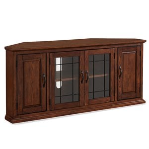Leick Furniture Riley Holliday 60&quot TV Stand in Burnished Oak