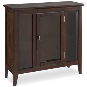 Leick Favorite Finds Curio Cabinet in Chocolate Oak