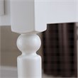 Leick Home Coastal Notions Orchid Wood Nightstand in White