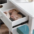 Leick Home Coastal Notions Orchid Wood Nightstand in White