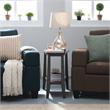 Leick Home 10402-GR Delton Wood Recliner Wedge Table in Gray