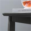 Leick Home 10402-GR Delton Wood Recliner Wedge Table in Gray