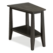 Leick Home 10402-GR Delton Wood Recliner Wedge Table in Gray