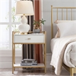 Leick Home Favorite Finds Nightstand with Top AC/USB Charging in White Painted
