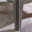 Leick Home Laurent Solid Wood Drawer End Table in Smoke Gray