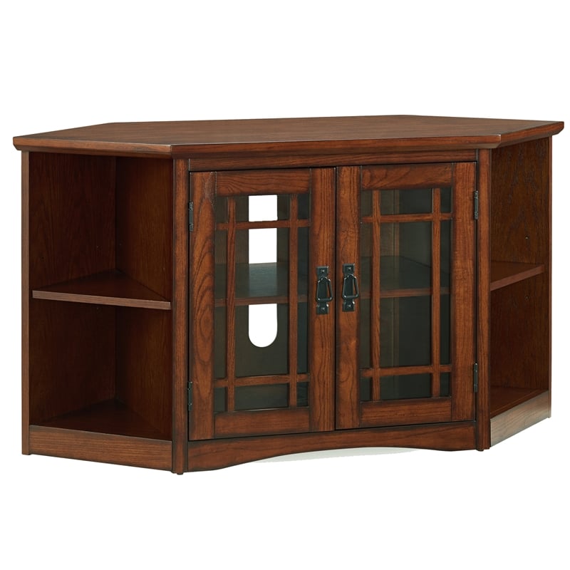 Leick Home Riley Holliday Mission Corner TV Stand For TVs Upto 50