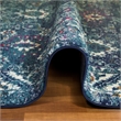 596320 Laraline Vintage Medallion Collage Faded Turquoise Area Rug 5'3