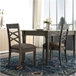 596320 Laraline Vintage Medallion Collage Faded Turquoise Area Rug 5'3