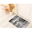 594267 Allerick Vintage Monochromatic Abstract Gray Area Rug 1'9