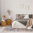596213 Calian Vintage Patchwork Boho Chic Faded Area Rug Rectangle 6'7