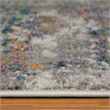 596171 Calian Vintage Patchwork Boho Chic Faded Area Rug Runner 2'2