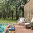 Leick Home 595165 Talipot Palm Indoor Outdoor Area Rug Runner 2'x8'