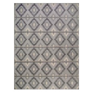Leick Home 595470 Cirrido Southwestern Indoor Outdoor Area Rug Rectangle 5'3&quotx7'